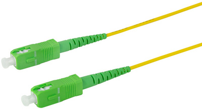 LogiLink LWL Patchkabel, 2x SC-Simplex, OS2, 10 m, gelb