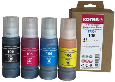 Kores Multi-Pack Tintenflasche G1642KIT ersetzt EPSON 102