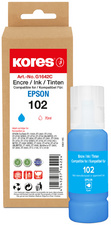 Kores Tintenflasche G1648C ersetzt EPSON 104, cyan