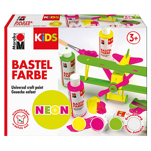 4 Marabu KiDS Acrylfarben farbsortiert 4 x 80,0 ml