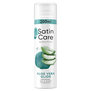 Gillette for Women Rasiergel Satin Care Aloe Vera, 200 ml