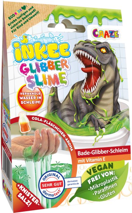 INKEE - Badeglibberschleim Dino