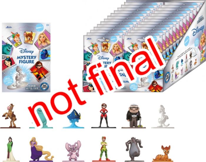 Disney Blind Pack Nanofigs, 12-sort.