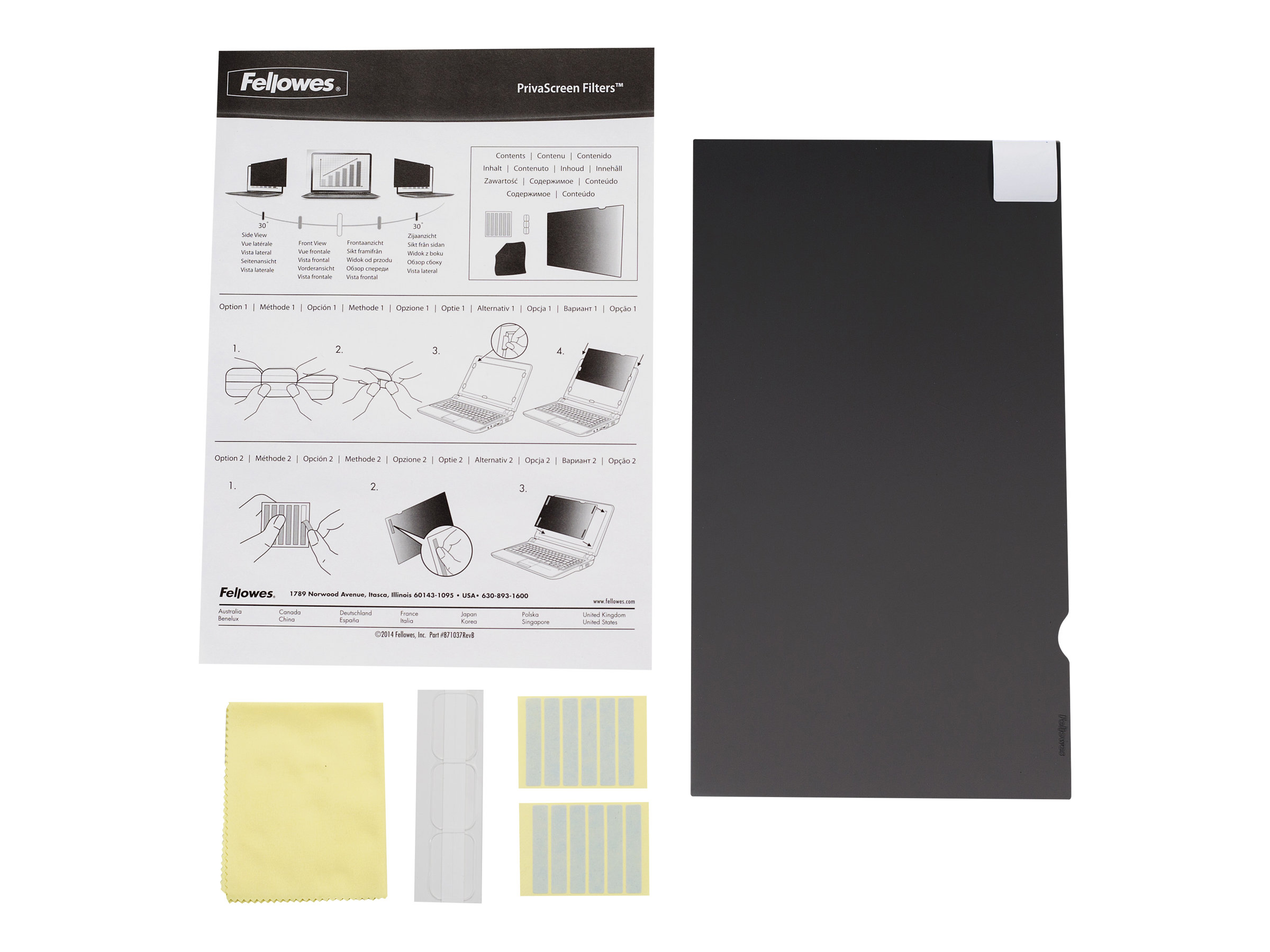 FELLOWES PrivaScreen Blackout Blickschutzfilter für Notebook und Monitor, 13,3