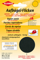 KLEIBER Zephir-Aufbügel-Flicken, 400 x 120 mm, schwarz