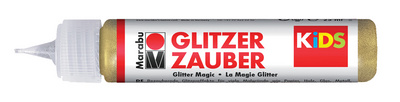 Marabu KiDS Glitzerfarbe "Glitzerzauber", glitter-gold