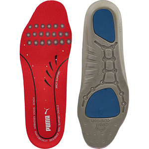 PUMA® unisex Einlegesohlen evercushion plus rot Größe 39