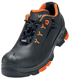 uvex 2 Halbschuh S3 SRC, Gr. 42, schwarz/orange