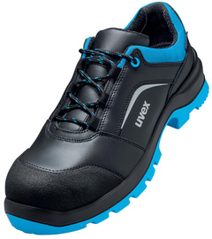 uvex 2 xenova Halbschuh S3 SRC, Gr. 42, schwarz/blau