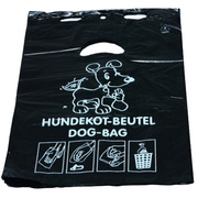 Hundekotbeutel, aus HDPE-Folie, 3 Liter, schwarz