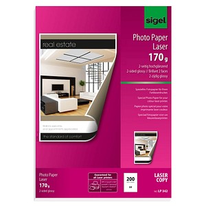 SIGEL Photo Paper for Colour Laser/Copier LP342 - Beidseitig beschichtetes Foto