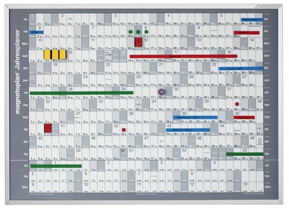 magnetoplan Jahresplaner-Folie 2024, magnethaftend