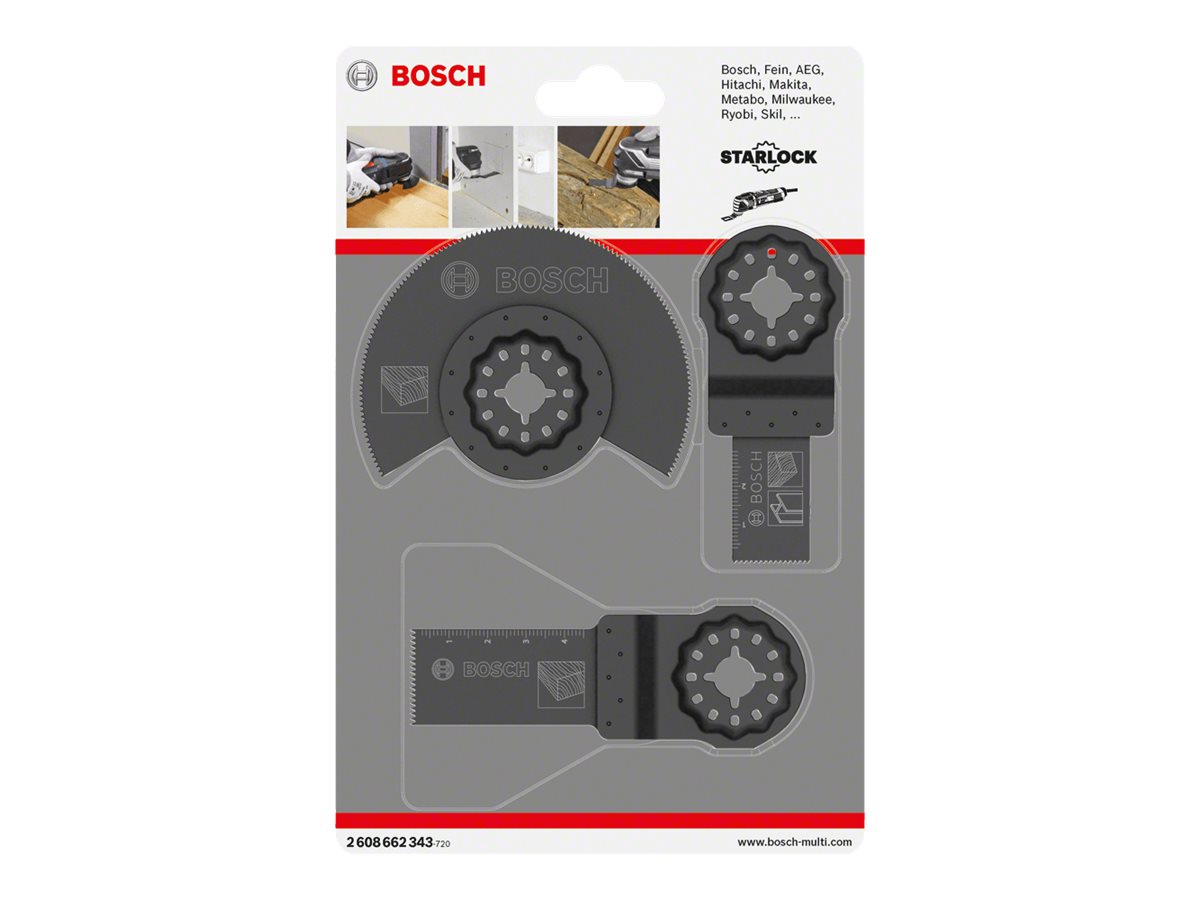 BOSCH GOP Zubehör 3tlg. Basis 2608662343 Holz-Set, V 2608662343