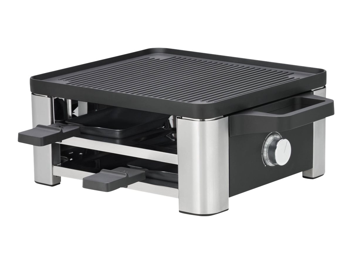 WMF LONO Raclette für 4 Raclette Schwarz, Silber