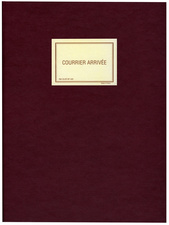 ELVE Registre "Courrier arrivée", 150 pages, 320 x 250 mm