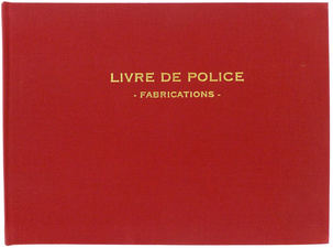 ELVE Registre "Livre de police pour bijoutiers", 200 pages