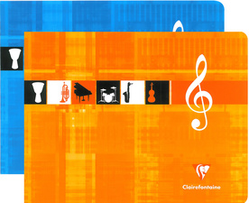 Clairefontaine Cahier de Musique, 170 x 220 mm paysage