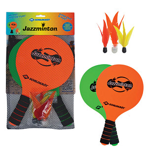 SCHILDKRÖT Jazzminton-Set, orange / grün