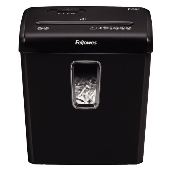 FELLOWES Aktenvernichter Powershred P-30C, schwarz