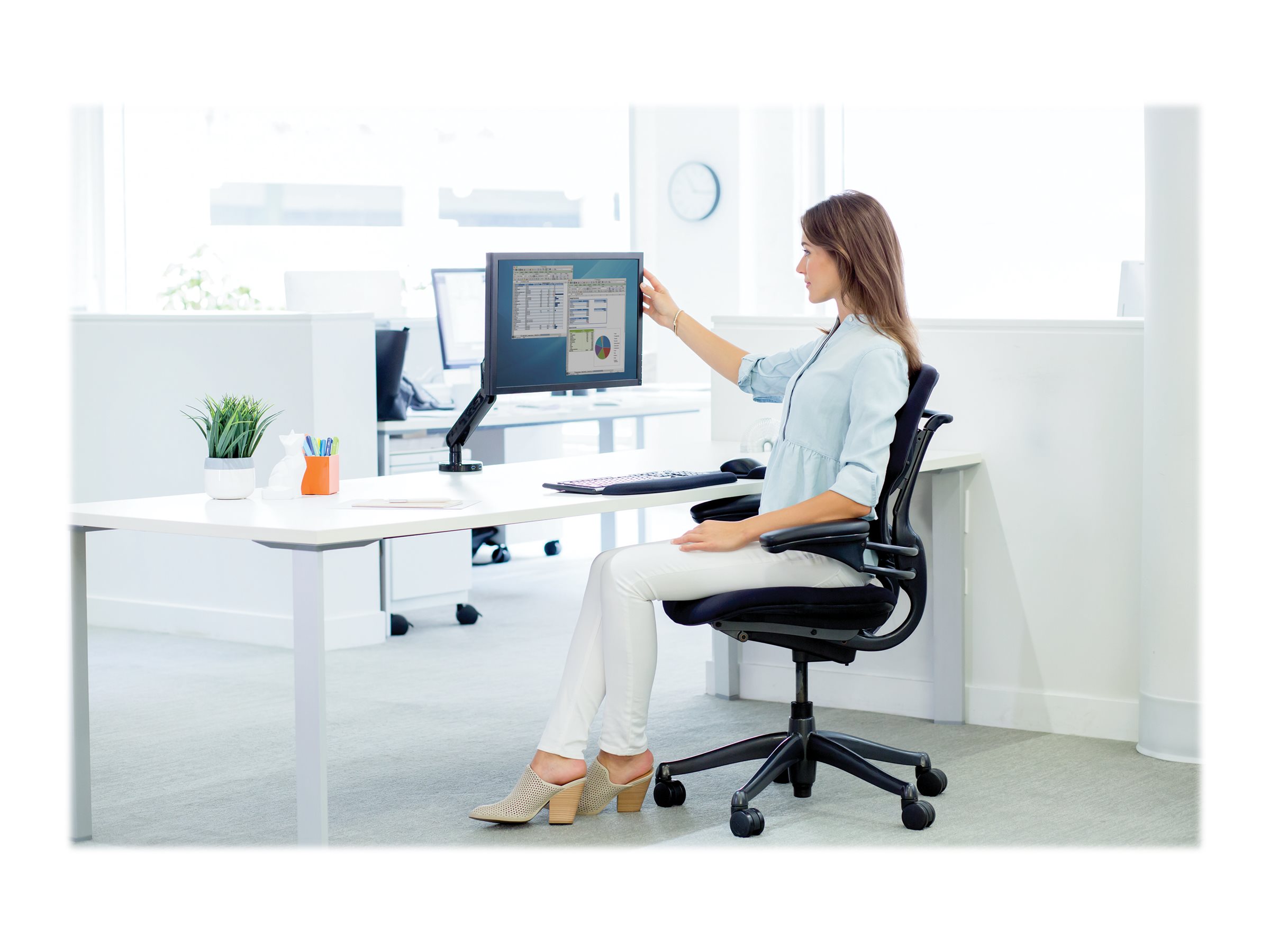 FELLOWES Monitorständer Platinum Series Einzel Monitorarm