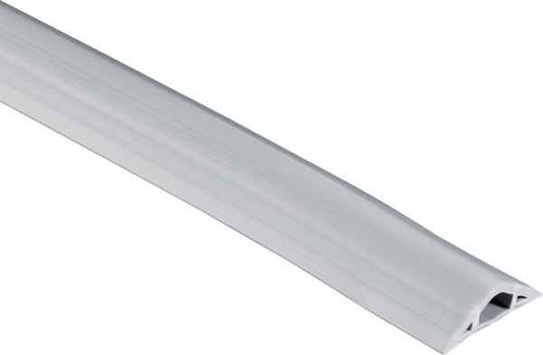 Flexkanal PVC, halbrund, 180x3x1cm grau selbstklebend individuell kürzbar