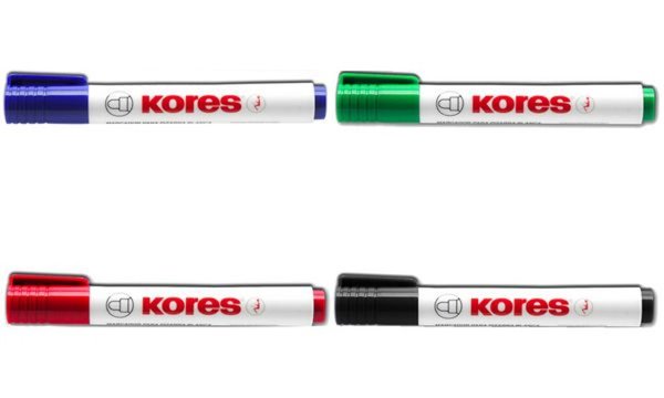 Kores Whiteboard- & Flipchart-Marke r K MARKER, rot (5620857)