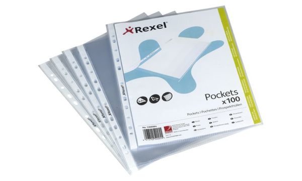 REXEL Prospekthülle A4 PP - fs (100) - Legal - Transparent - Polypropylene (PP)