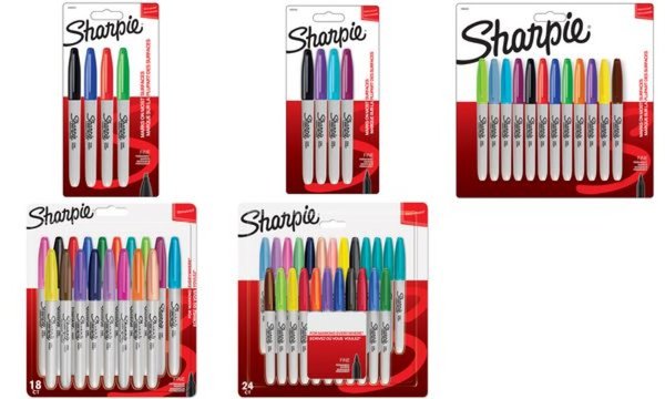 SHARPIE Marker Fein Rundspitze F 12er Pastel Farben