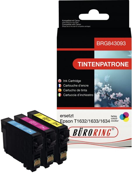 Tripack Tintenpatrone für Epson für WF2010,2510,2520,2530,2540
