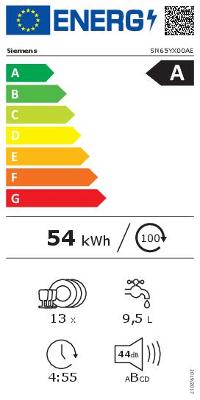 SIEMENS SN65YX00AE Spüler vollintegriert 60 cm