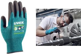 uvex Schnittschutz-Handschuh Bamboo TwinFlex D xg, Größe 10