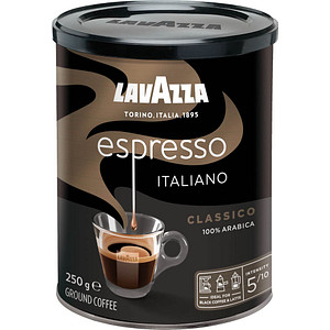 Image LAVAZZA Espresso Italiano Classico Kaffee, gemahlen Arabicabohnen 250,0 g