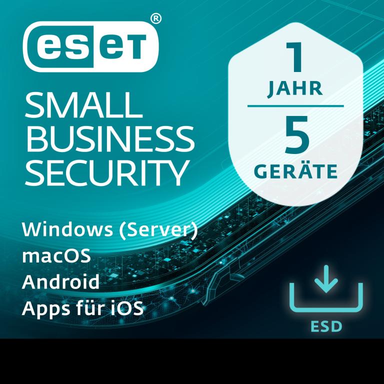 Image ESET ESD Small Business Security 5 Users 1 Year New