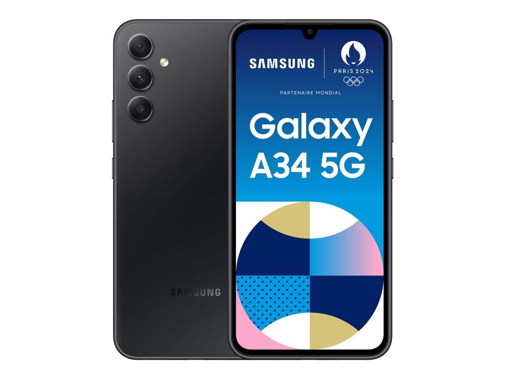 Image SAMSUNG Galaxy A34 256GB Black 6.6" 5G (6GB) Android