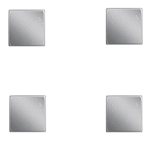 Image 4 Zeller Magnete silber 1,0 x 1,0 x 0,99 cm