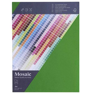 Image artoz Briefpapier Mosaic apfelgrün DIN A4 90 g/qm 25 Blatt