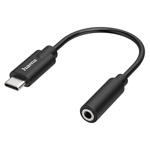 Image hama 200318  USB C/3,5 mm Klinke Headset-Adapter