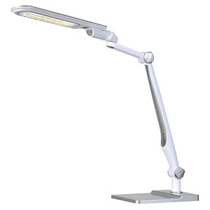 Image Hansa LED-Tischleuchte Multiflex, silber, Klemme und Fuß