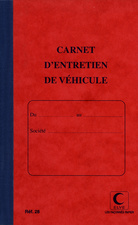 Image ELVE Carnet d'entretien de véhicule, 32 pages