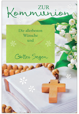 Image SUSY CARD Kommunionskarte "Kreuzkette