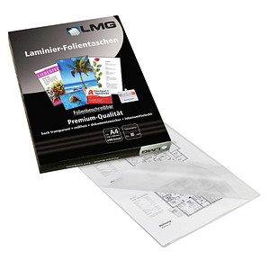 Image LMG 100 LMG Laminierfolien glänzend für A4 (LMGA4-80-FS)