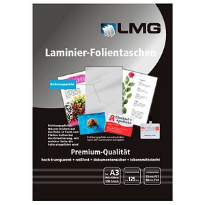 Image LMG Lam.folien A3 125mic,Pfeil (LMGA3-125-PF)