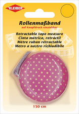 Image KLEIBER Schneider-Rollmaßband, 150 cm, pink