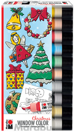 Image Marabu Window Color-Set "X-Mas", 10 x 25 ml