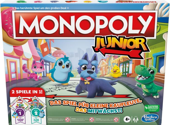 Image Monopoly Junior 2 Games in 1
