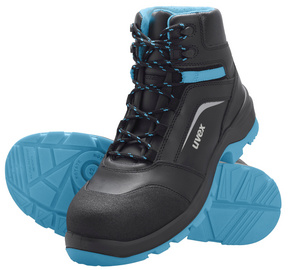 Image uvex 2 xenova Schnürstiefel S3, schwarz/blau, Gr. 38