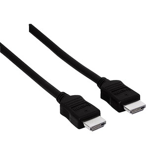 Image HAMA 00205001 HDMI-Kabel 3 m HDMI Typ A (Standard) Schwarz (00205001)