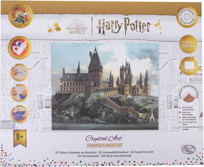 Image Crystal Art Leinwandbild Hogwarts Castle