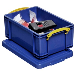 Image Really Useful Box Aufbewahrungsbox 9,0 l blau 39,5 x 25,5 x 15,5 cm