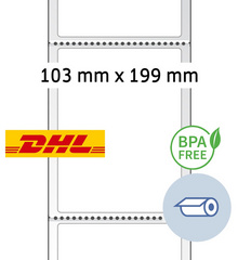 Image HERMA Thermodirekt-Versandetiketten, Rolle, 103 x 199 mm